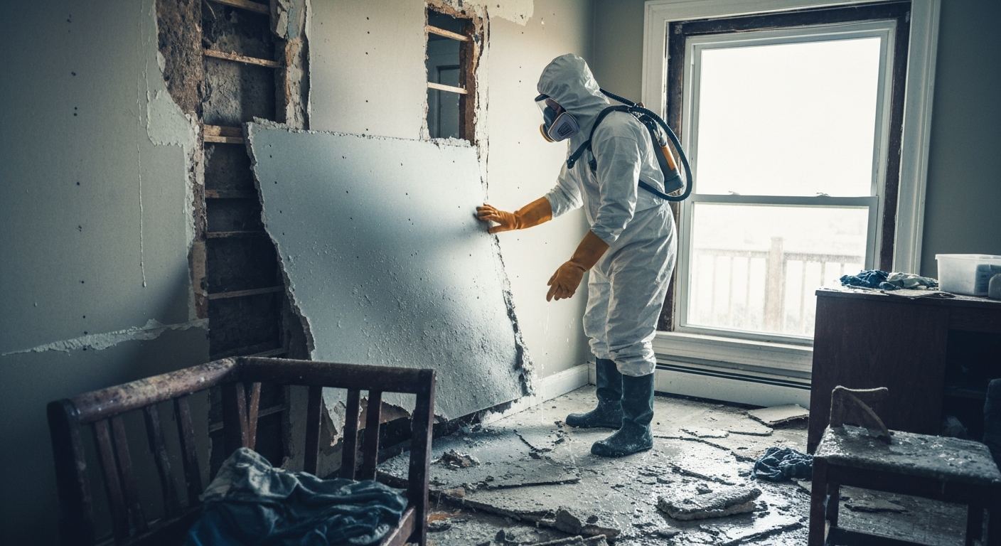 Flooded basement cleanup in Richland, PA
