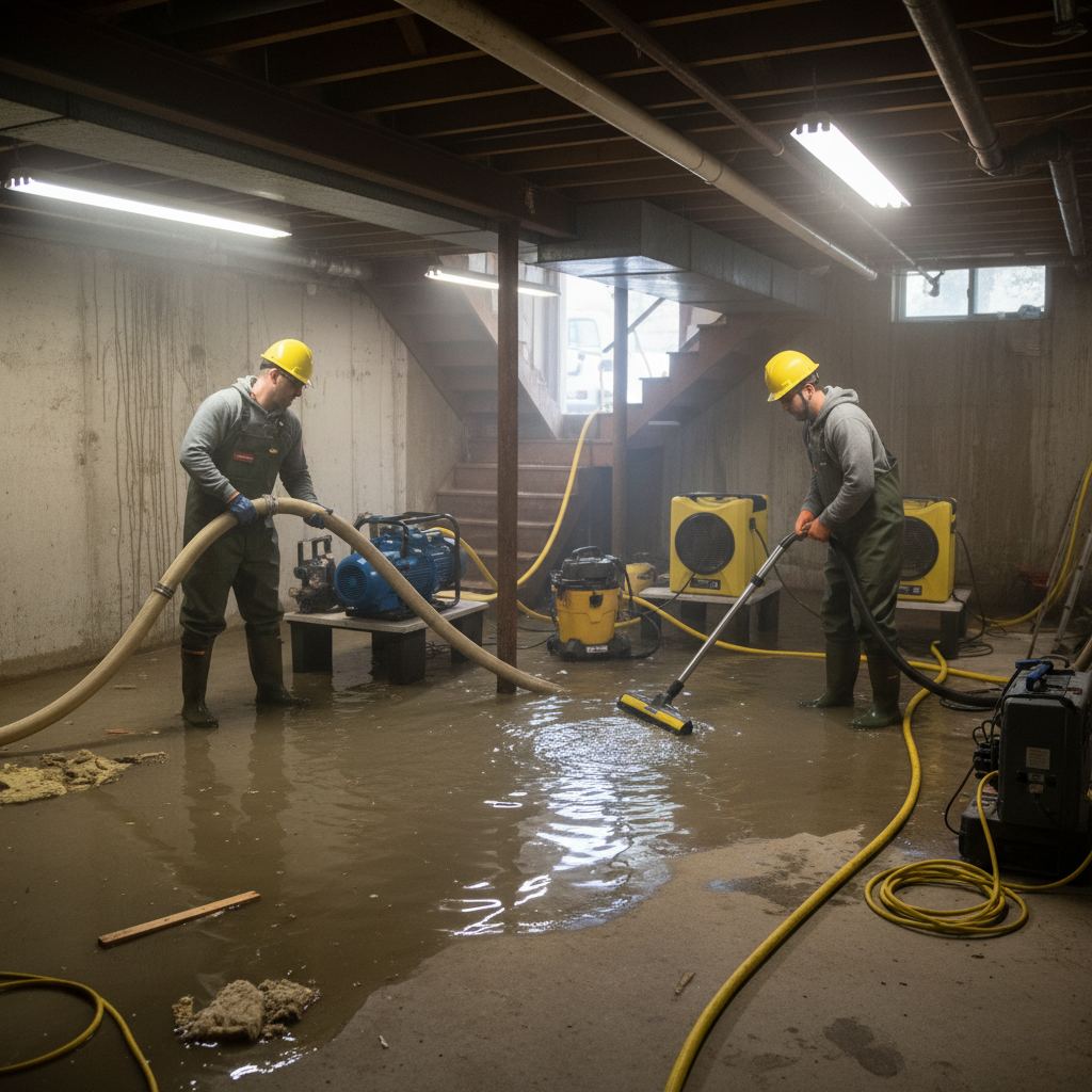 Water damage repair in progress — Upper Gwynedd PA