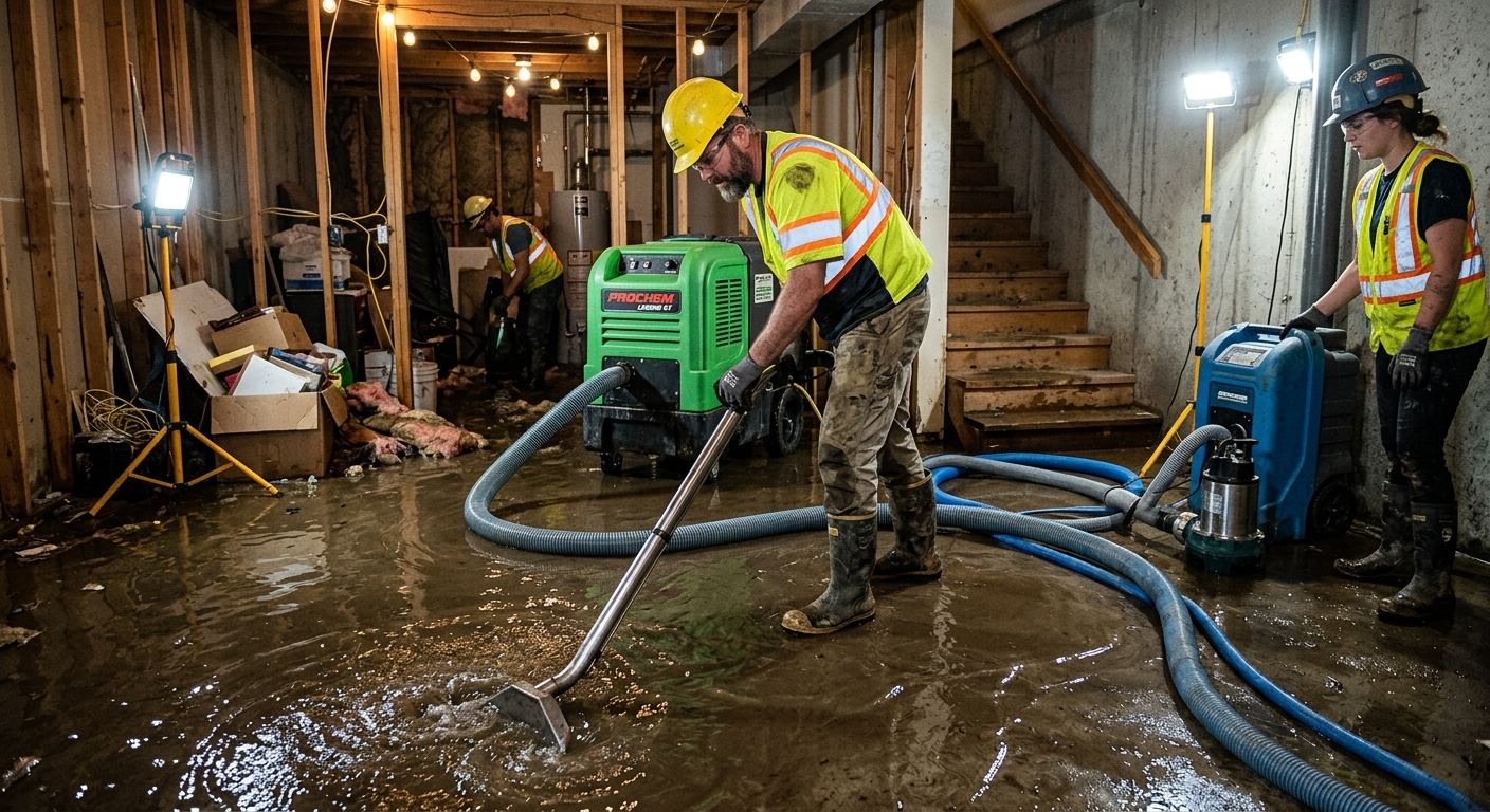Water damage repair in progress — Moosic PA
