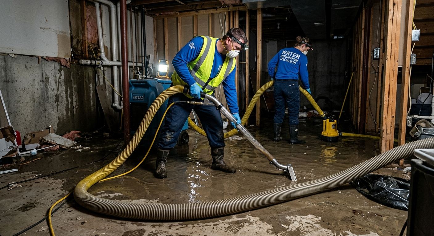 Water damage repair in progress — Scott PA